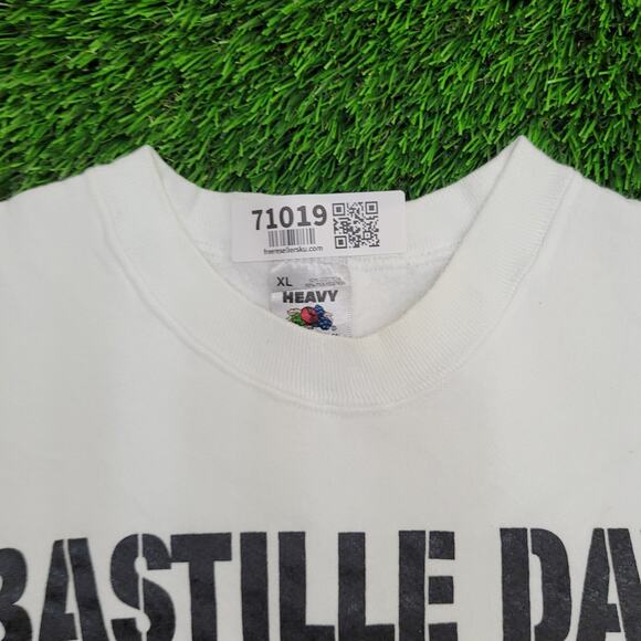 Vintage 1992 Bastille-Days Milwaukee Sweatshirt XL 24x25 France - Picture 10 of 15